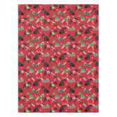 Christmas Schnauzer Tablecloth Tischdecke (Vorderseite)