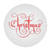 CHRISTMAS SCHNEIDEBRETT (Vorderseite)