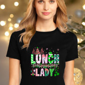 Christmas School Lunch Lady T-Shirt Tri-Blend Shirt