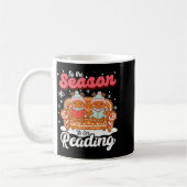 Christmas School Teacher Retro Librarian Groovy Xm Kaffeetasse (Links)