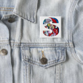 CHRISTMAS SCHREIBEN / SANTA MIT VIOLIN MONOGRAM BUTTON (Beispiel)