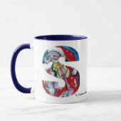 CHRISTMAS SCHREIBEN / SANTA MIT VIOLIN MONOGRAM TASSE (Links)