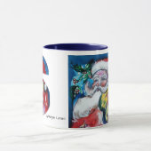 CHRISTMAS SCHREIBEN / SANTA MIT VIOLIN MONOGRAM TASSE (Zentrum)