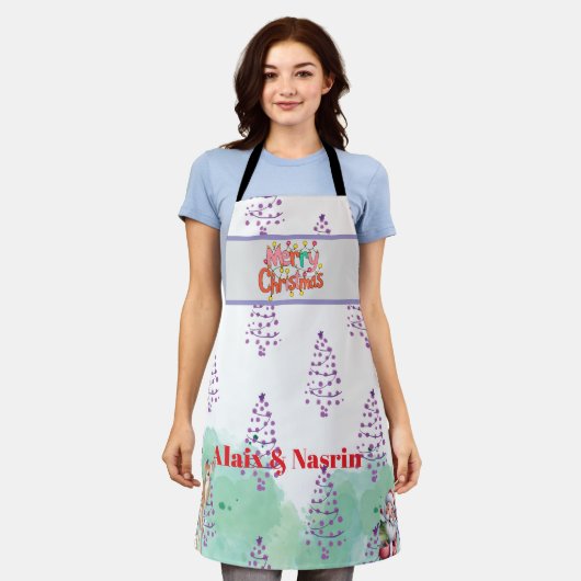 Christmas  schürze (Getragen)