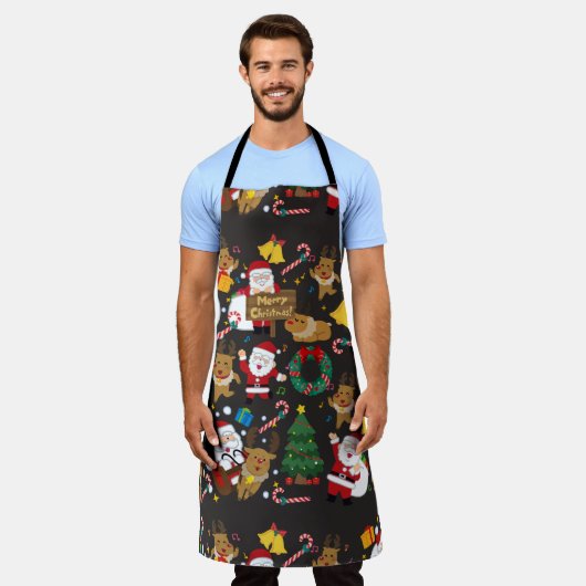 christmas schürze (Getragen)