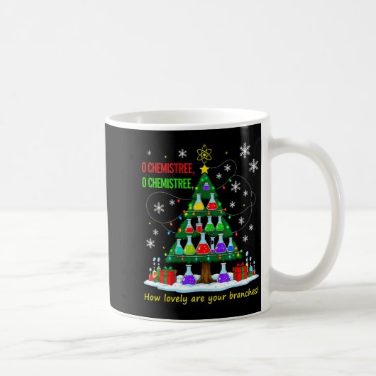 Christmas Science Teacher 67 Meme Santa Oh Chemist Kaffeetasse (Rechts)