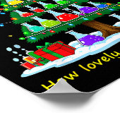 Christmas Science Teacher 67 Meme Santa Oh Chemist Poster (Ecke)