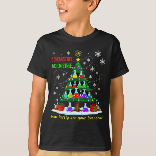 Christmas Science Teacher 67 Meme Santa Oh Chemist T-Shirt (Vorderseite)