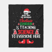 Christmas Science Teachers , Funny Teachers Fleecedecke (Vorderseite)
