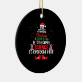 Christmas Science Teachers , Funny Teachers Keramik Ornament (Rechts)