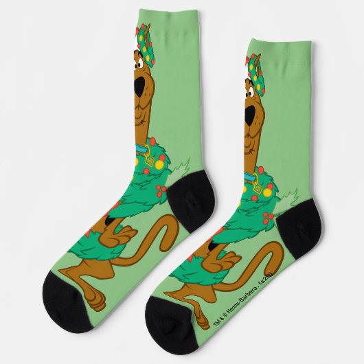 Christmas Scooby Socks Socken (Linkes Detail)