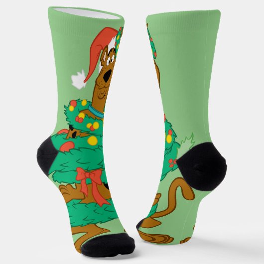 Christmas Scooby Socks Socken (Gewinkelt)