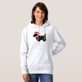 Christmas Scottie Dog mit Licht Hoodie (Vorne ganz)