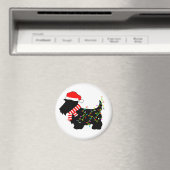 Christmas Scottie Dog mit Licht Magnet (In Situ (Geschirrspüler))