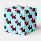 Christmas Scottie Dogs Pattern Geschenkschachtel (Rückseite)
