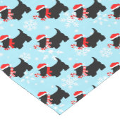 Christmas Scottie Dogs Pattern Mittelgroßer Tischläufer (Ecke)