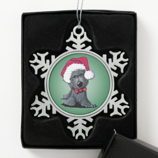 Christmas Scottie Ornament (Box)