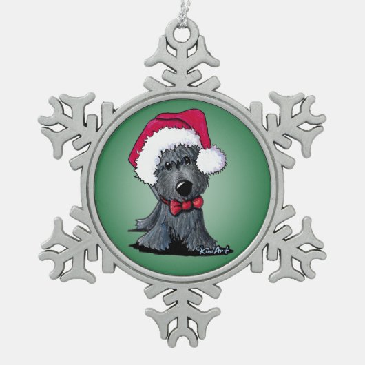 Christmas Scottie Ornament (Vorderseite)