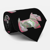 Christmas Scottie Terrier Krawatte (Gerollt)