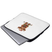 Christmas Scottish Highland Cow Classic T - Shirt Laptopschutzhülle (Vorne Knopf)