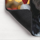 Christmas Scottish Terrier On Fur Mousepad (Ecke)