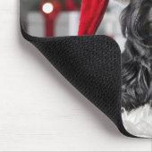 Christmas Scottish Terrier On White Rug Mousepad (Ecke)