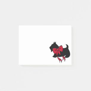 Christmas Scottish Terrier Post It Notes Geschenk Post-it Klebezettel