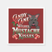 Christmas Scottish Terrier Scottie Dog Decoupage Serviette (Vorderseite)