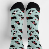 Christmas Scottish Terrier Socks Socken (Oben)