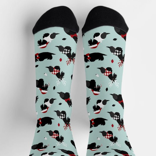 Christmas Scottish Terrier Socks Socken (Oben)