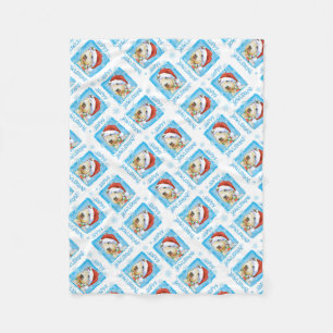 Christmas Sealyham Terrier Fleece Blanket