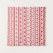 Christmas seamless pattern wandteppich (Vorderseite (Horizontal))
