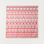 Christmas seamless pattern wandteppich (Vorderseite)