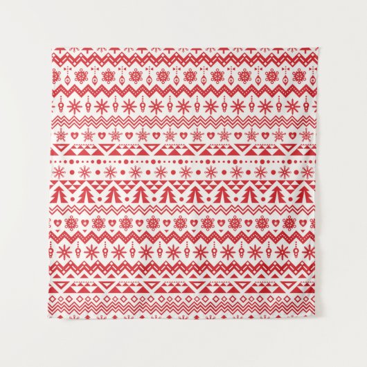 Christmas seamless pattern wandteppich (Vorderseite)