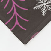 Christmas seamless pattern with tree,  snow,  gift fleecedecke (Ecke)