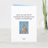 Christmas Seashells Card Feiertagskarte (Rückseite)