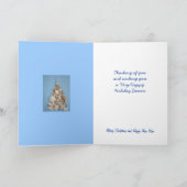 Christmas Seashells Card Feiertagskarte (Innenseite)