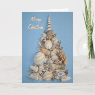 Christmas Seashells Card Feiertagskarte