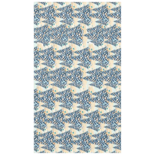 Christmas Seashells Tree Beach  Tischdecke (Vorderseite)