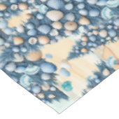 Christmas Seashells Tree Beach  Tischdecke (Schrägansicht)