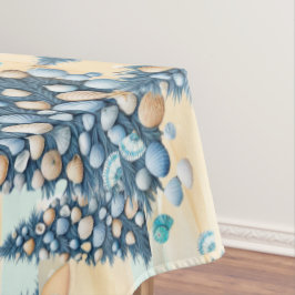 Christmas Seashells Tree Beach Tischdecke