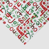 "Christmas" Seidenpapier (Ausschnitt)