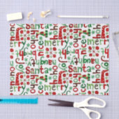 "Christmas" Seidenpapier (Handwerk)