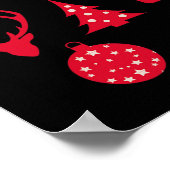 Christmas Shapes  Poster (Ecke)