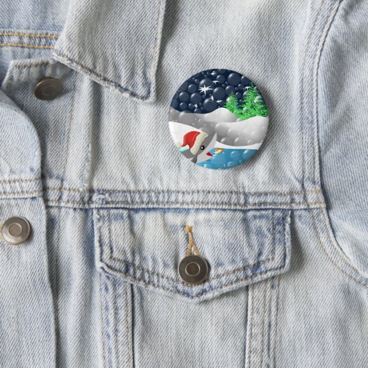 Christmas Shark Button (Beispiel)