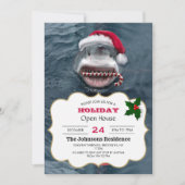 Christmas Shark Einladung (Vorderseite)