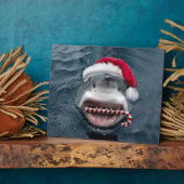 Christmas Shark Fotoplatte (Seite)