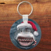 Christmas Shark Schlüsselanhänger (Vorderseite)
