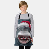 Christmas Shark Schürze (Getragen)
