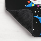 Christmas Shark Shirt Xmas Funny Santa Shark Mousepad (Ecke)